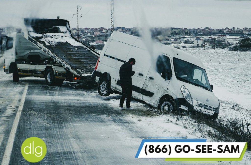 Winter Truck Accident